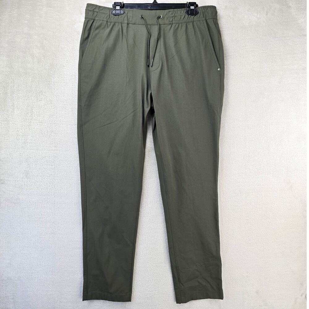 Vuori Meta Elastic Waist Pants Mens XL Green Drawstring Casamigos Tequila V463